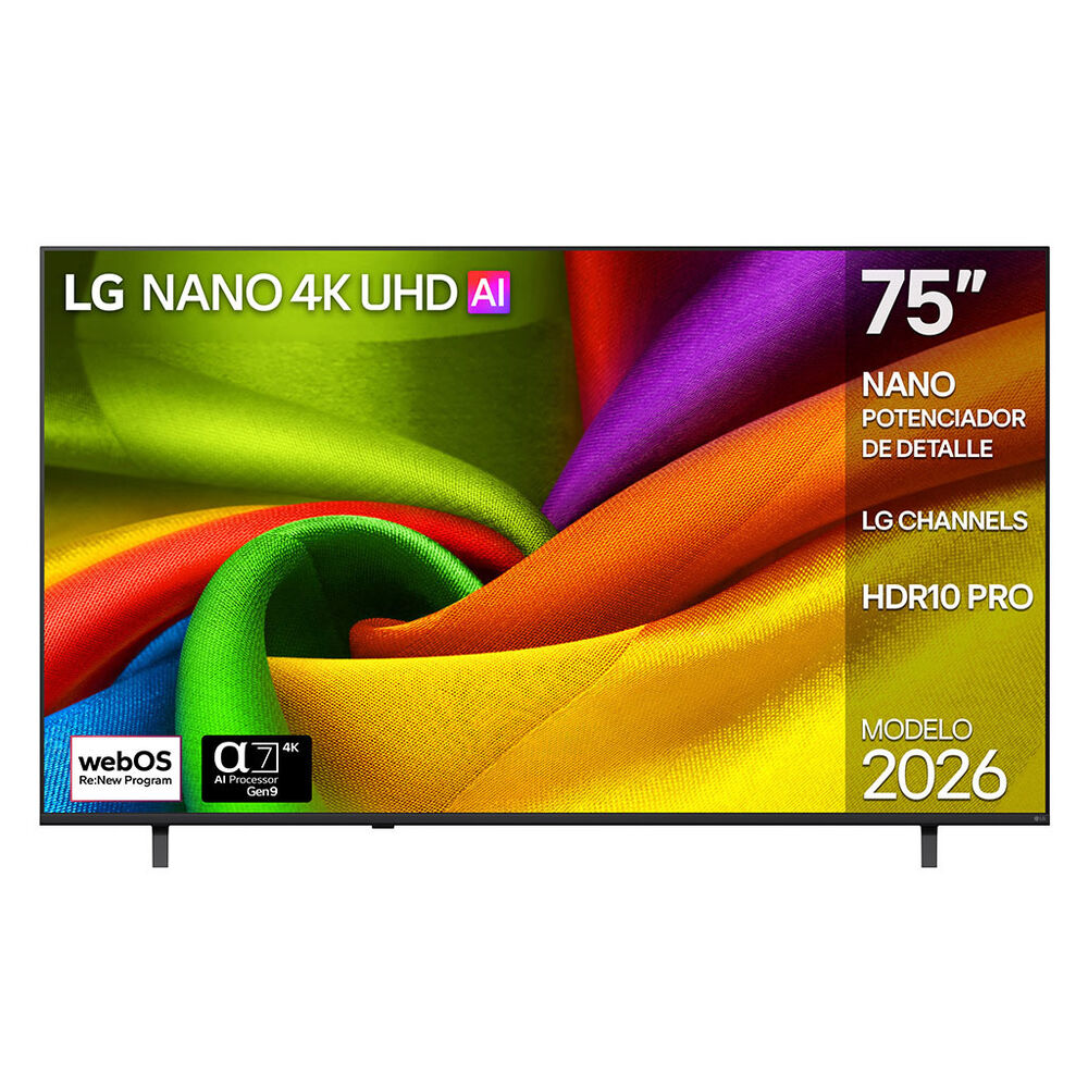Pantalla 75" LG NANO 4K UHD AI NU850 image number 18