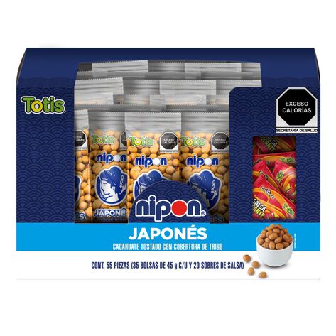 Cacahuate Japon&eacute;s Nipon 35/45 g