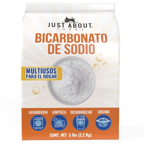 Bicarbonato de Sodio Just About Foods 2.2 Kg