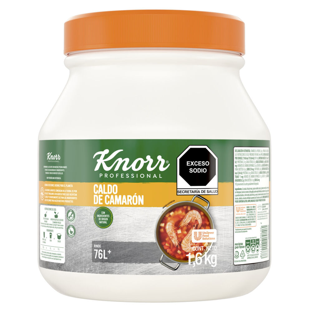Caldo de Camar&oacute;n Knorr Professional 1.6 Kg image number 2