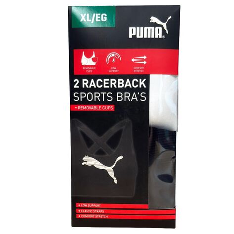 Sport Bra 2 Pack Blanco/ Negro T.EG Puma