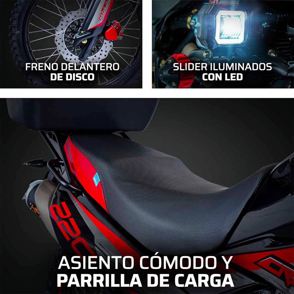 Motocicleta Vento Crossmax 220 CC Negro 2026 image number 1