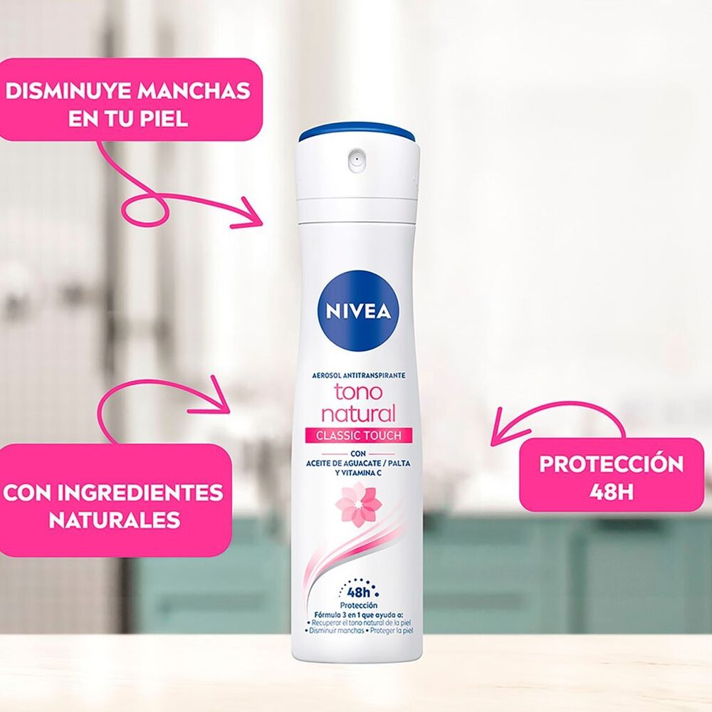 Antitranspirante en Aerosol para Dama Aclarado Nivea 4/150 ml image number 4
