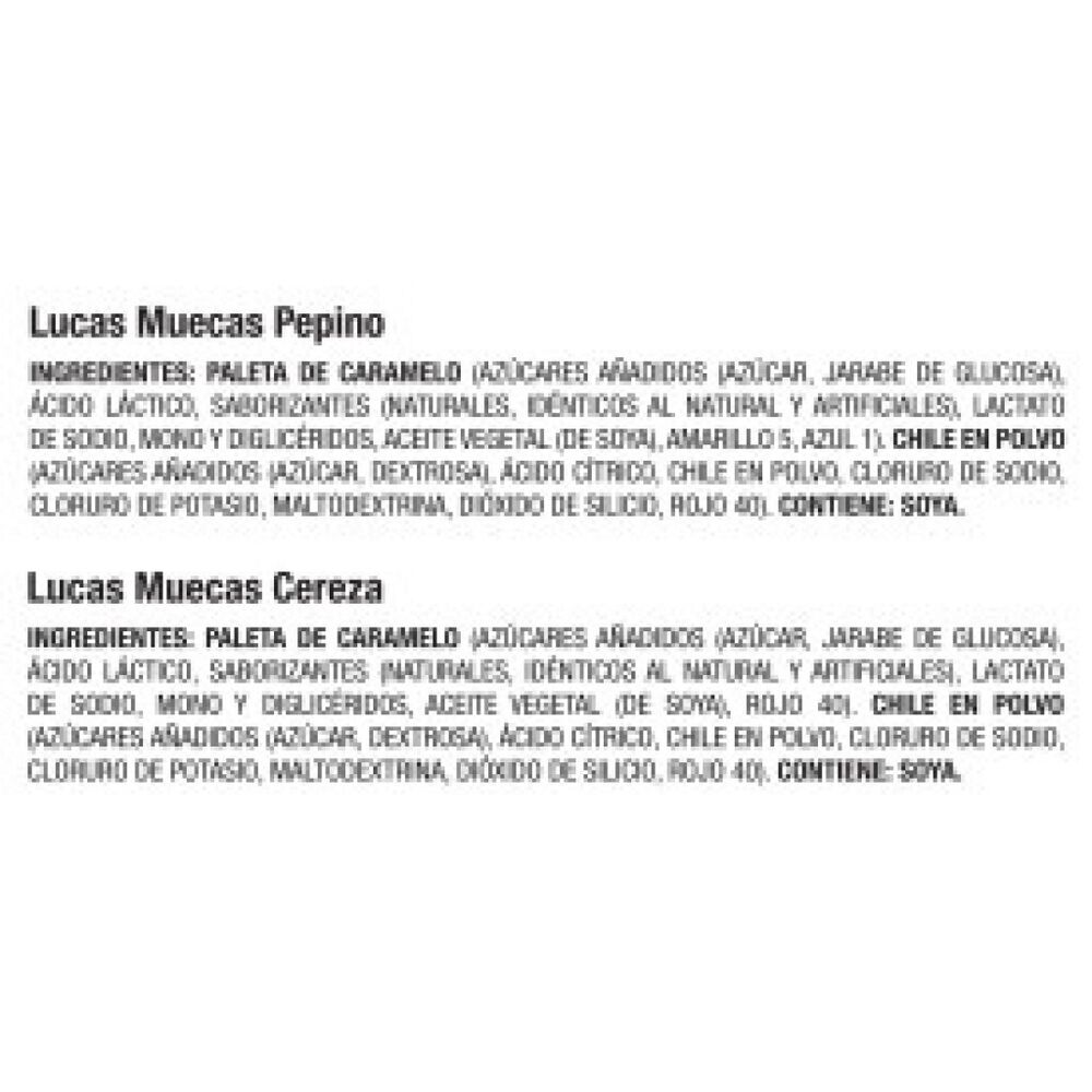 Paleta Muecas Mix Cereza Lucas 20/24 g image number 3