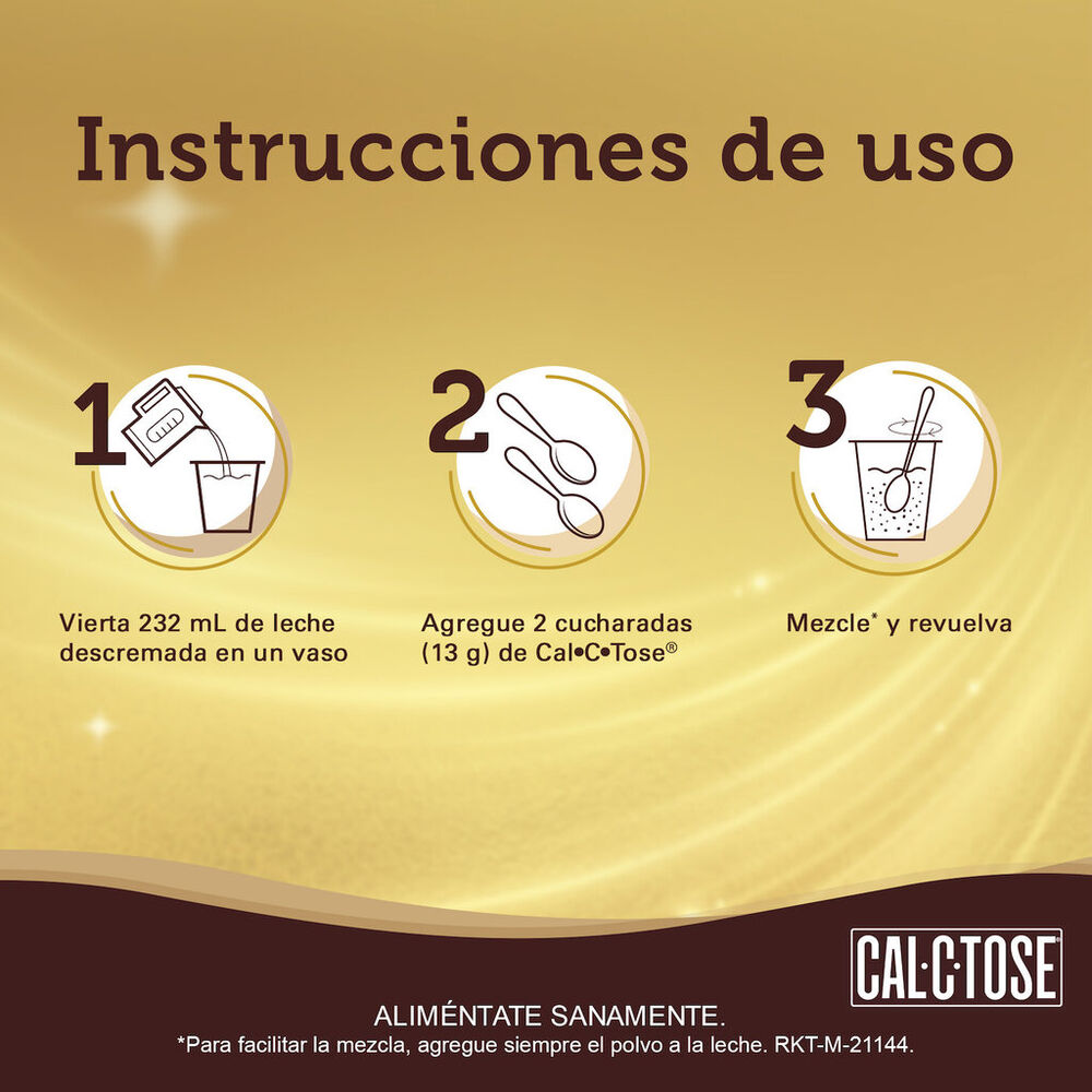 Chocolate en Polvo Cal-C-Tose  1.9 Kg image number 2