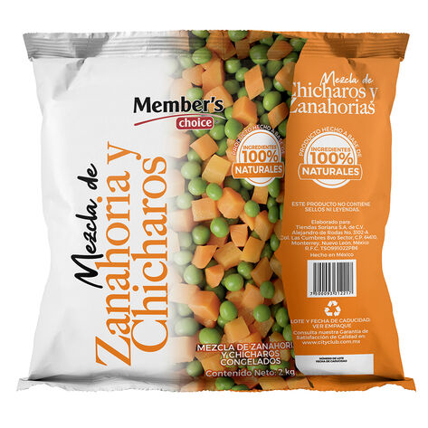 Chicharo y Zanahoria Member&acute;s Choice 2 Kg