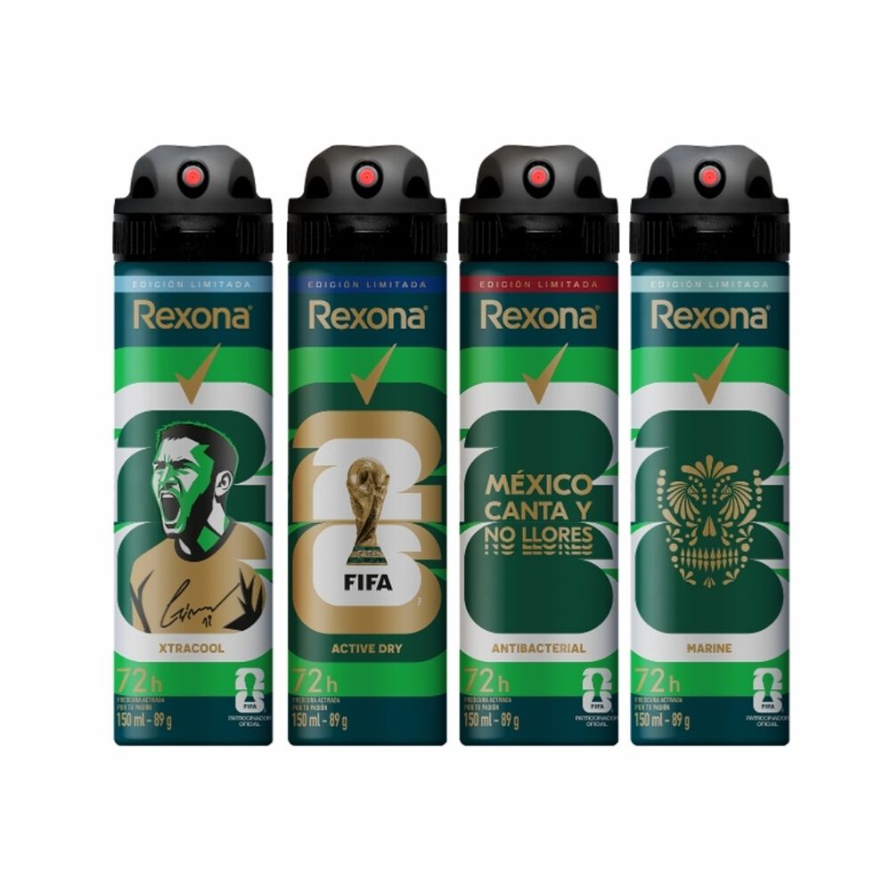 Antitranspirante en Aerosol Rexona + Bufanda FIFA 4 / 150 ml image number 2