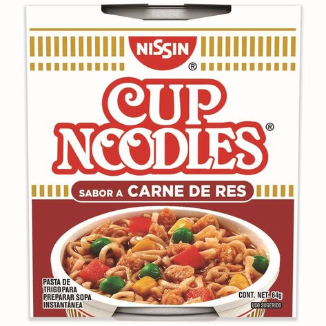 Sopa Instant&aacute;nea Carne de Res Nissin 12/64 g
