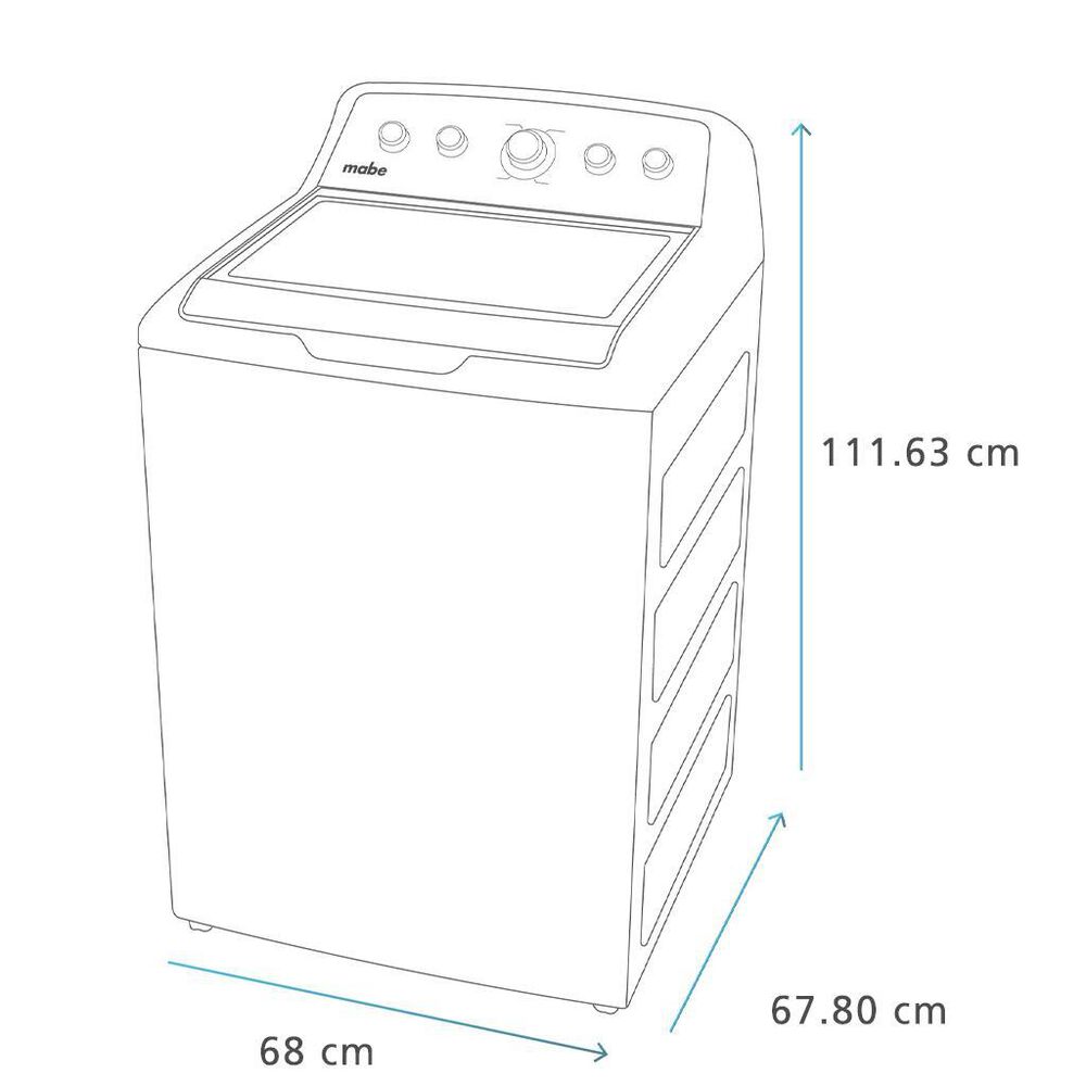 Combo de Lavadora y Secadora MABE de 22 kg image number 1