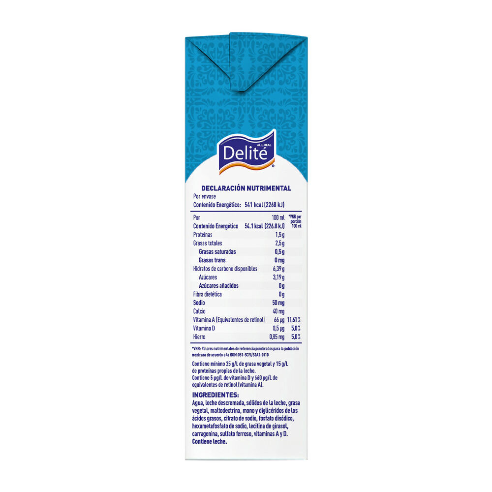 Producto L&aacute;cteo Combinado Entera Delite 1 Litro image number 2