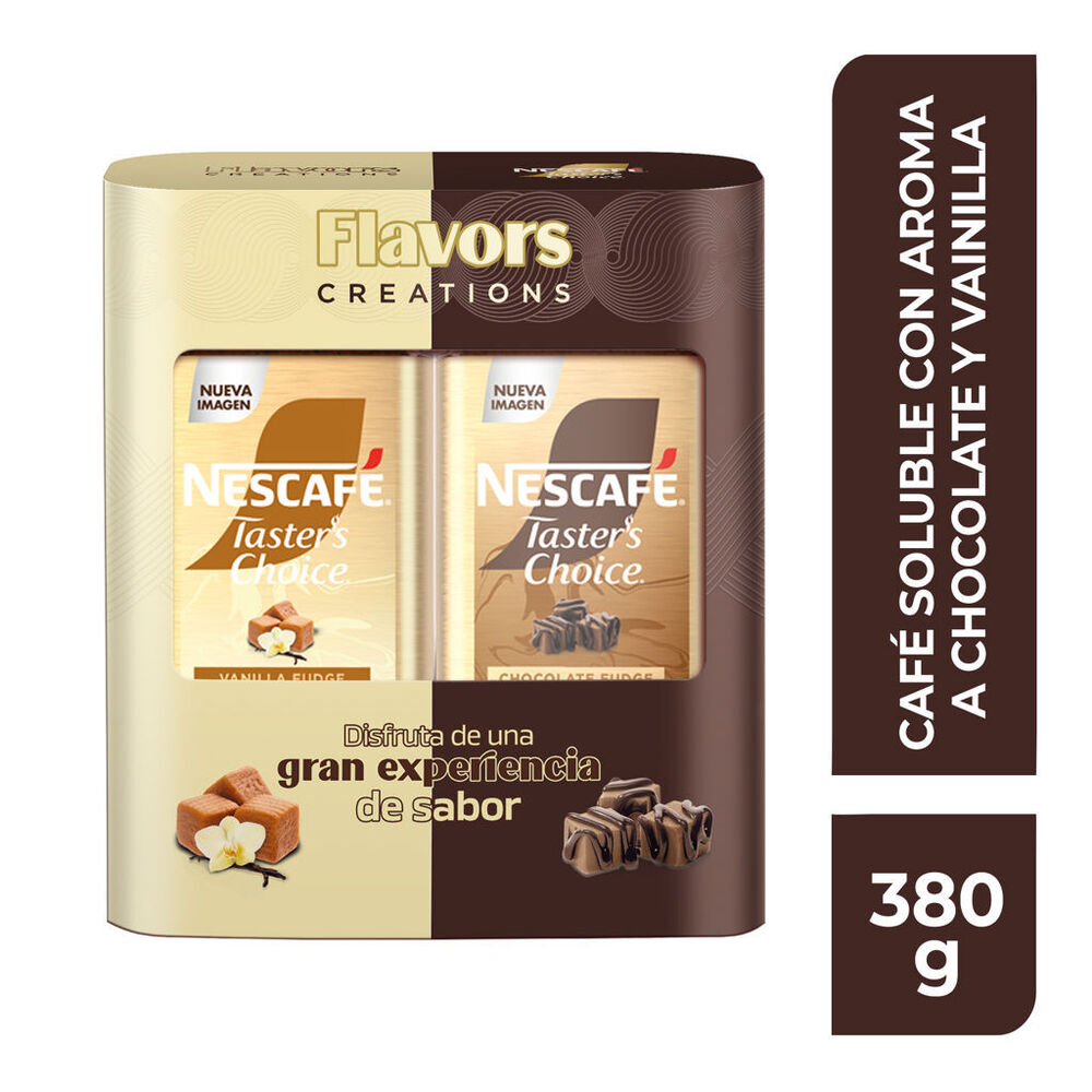 Nescafe Taster 2 Pack Chocolate / Vainilla 190 Gr image number 1