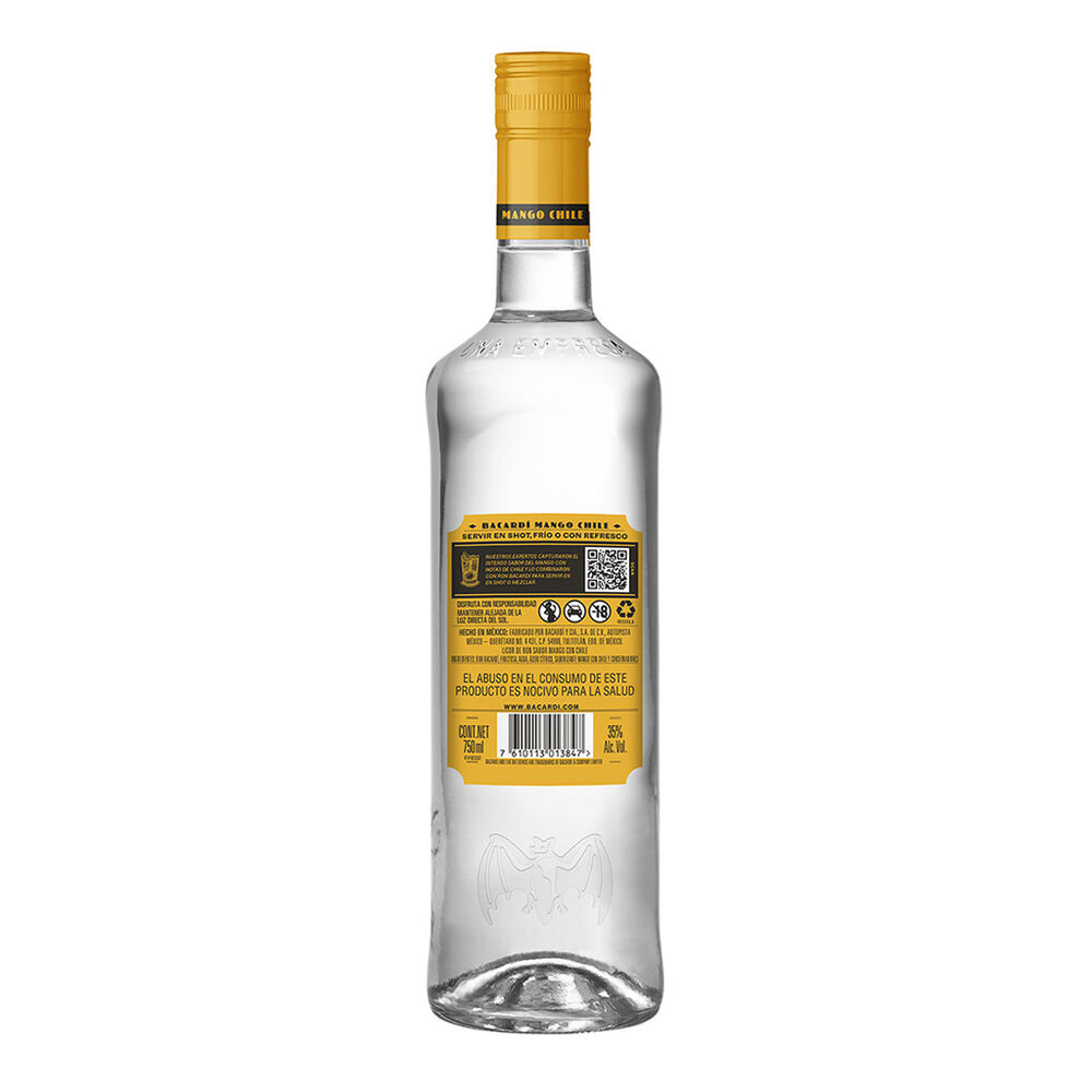 Ron Bacardi Mango Chile 750ml image number 1