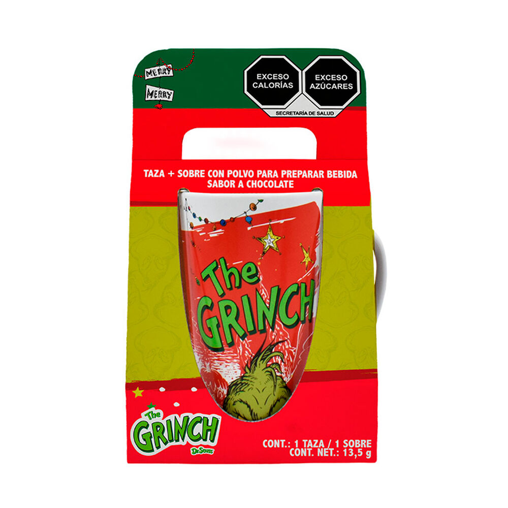 Taza Alta con Tapa + Cocoa The Grinch Galer&iacute;a del Chocolate 1 pza image number 3