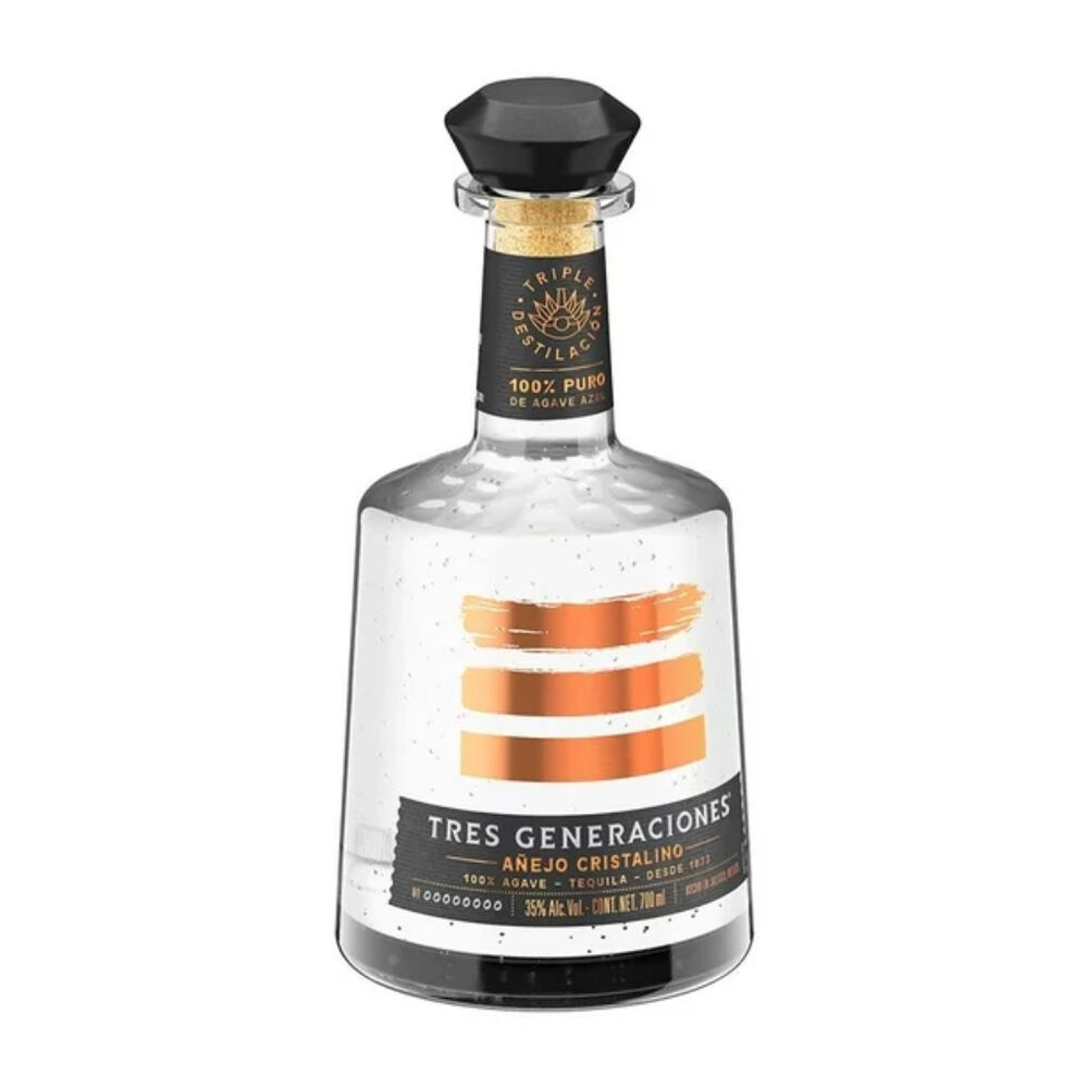 Tequila A&ntilde;ejo Cristalino Tres Generaciones 700 ml image number 1
