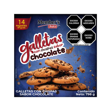 Galletas Con Chispas Sabor Chocolate 798 G M.CH.