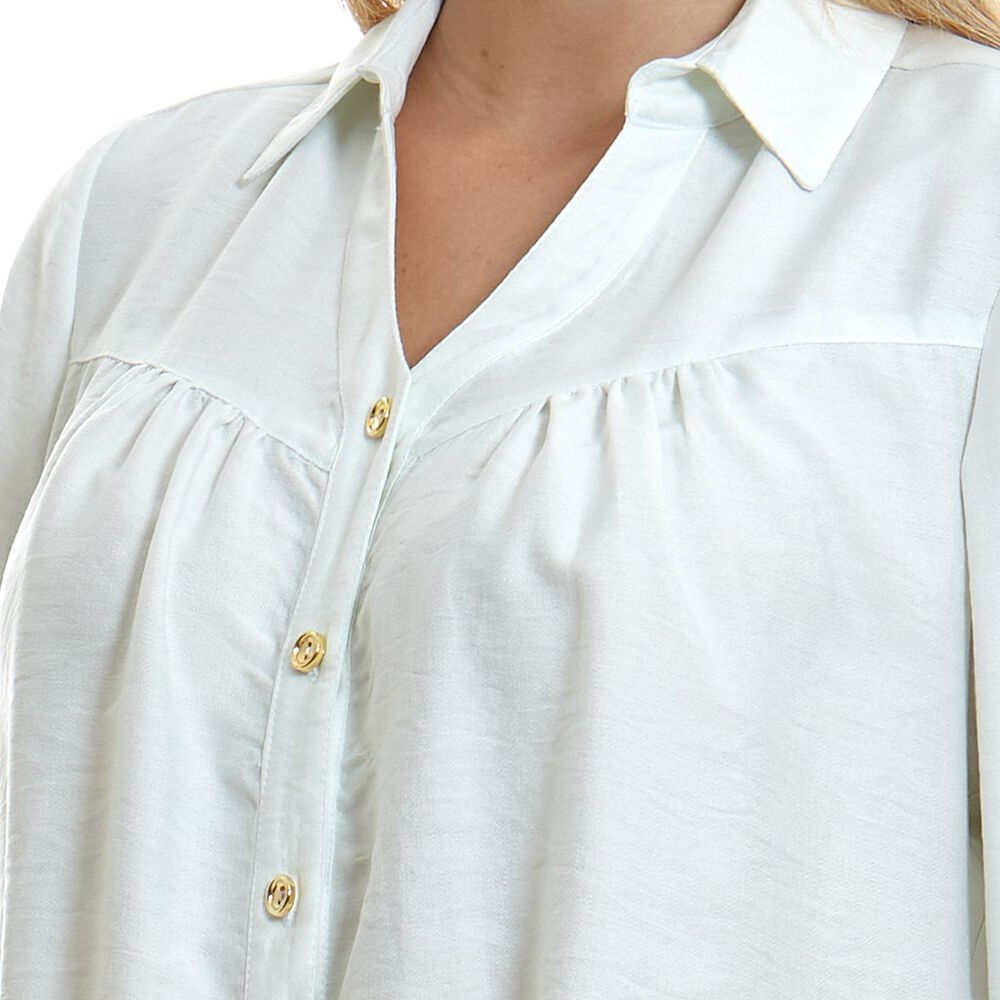 Blusa 3/4 Dama Azul T. CH Ann Miller image number 1