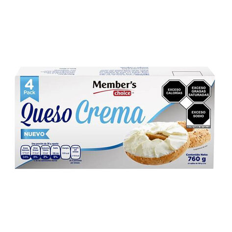 Queso Crema Member's Choice 4/190 g