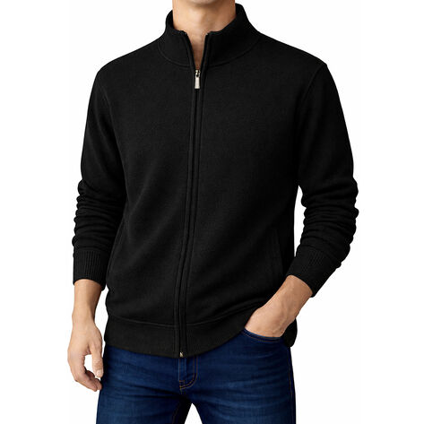 Sueter Con Cierre Negro TG Member's Choice