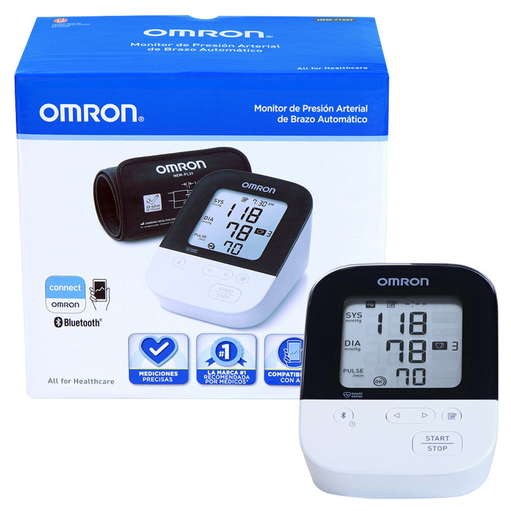 Monitor Autom&aacute;tico de Presi&oacute;n Arterial de Brazo Omron HEM-7156T image number 2
