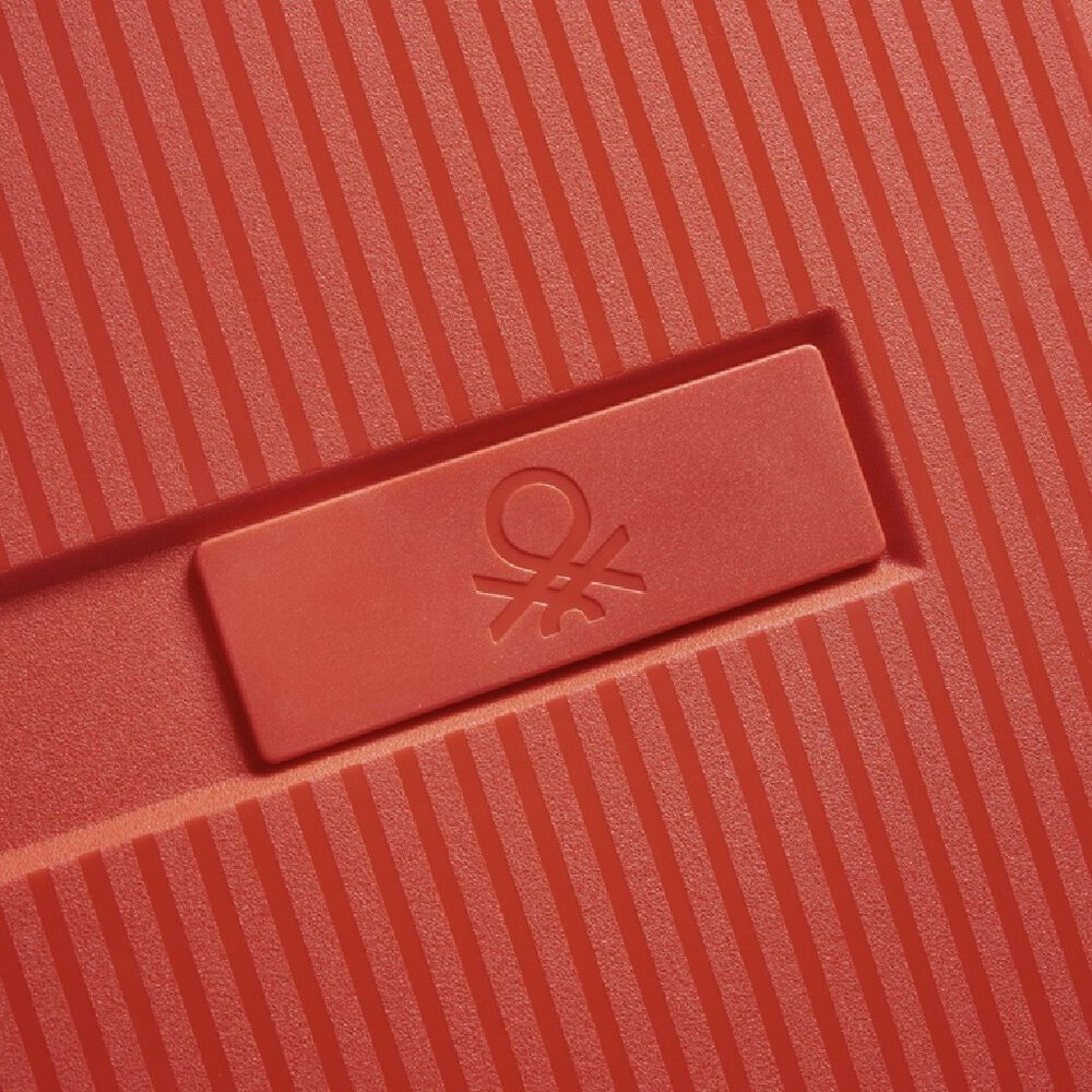 Maleta r&iacute;gida 55 cm Roja Benetton image number 5