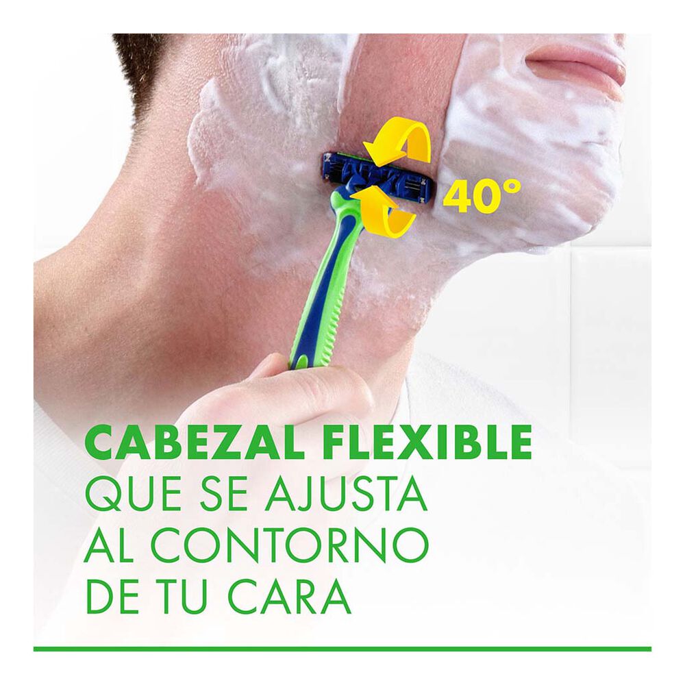 Rastrillo Prestobarba 3 Sensitive Gillette 16 pz image number 6