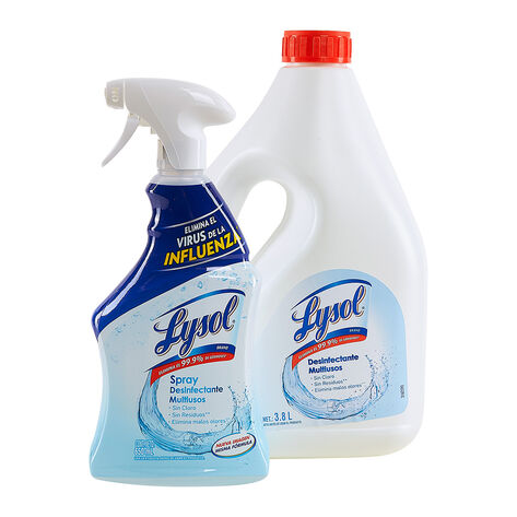 LYSOL DESINFECTANTE 3.8L +TRIGGER 650ML