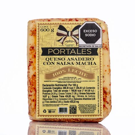 Queso Asadero Salsa Macha Portales 600 g