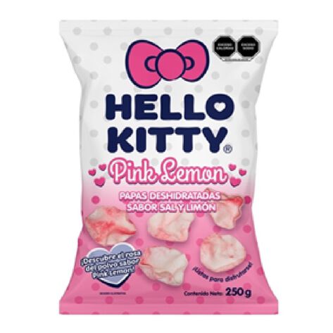 Papas Deshidratadas Sal y Lim&oacute;n Hello Kitty  250g