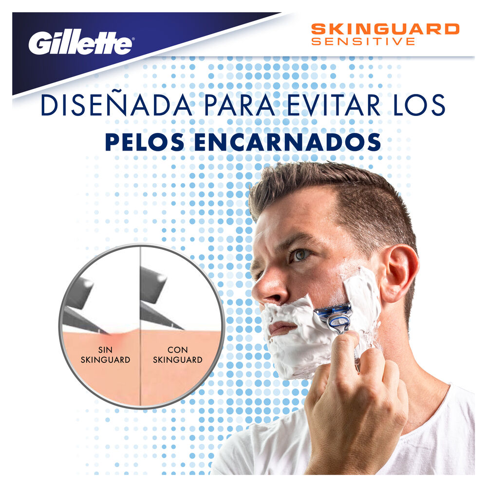 Rastrillo Skinguard Gillette  7 pzas image number 4