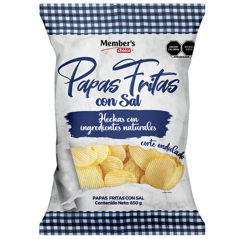 Papas Fritas con Sal Member's Choice 850 g