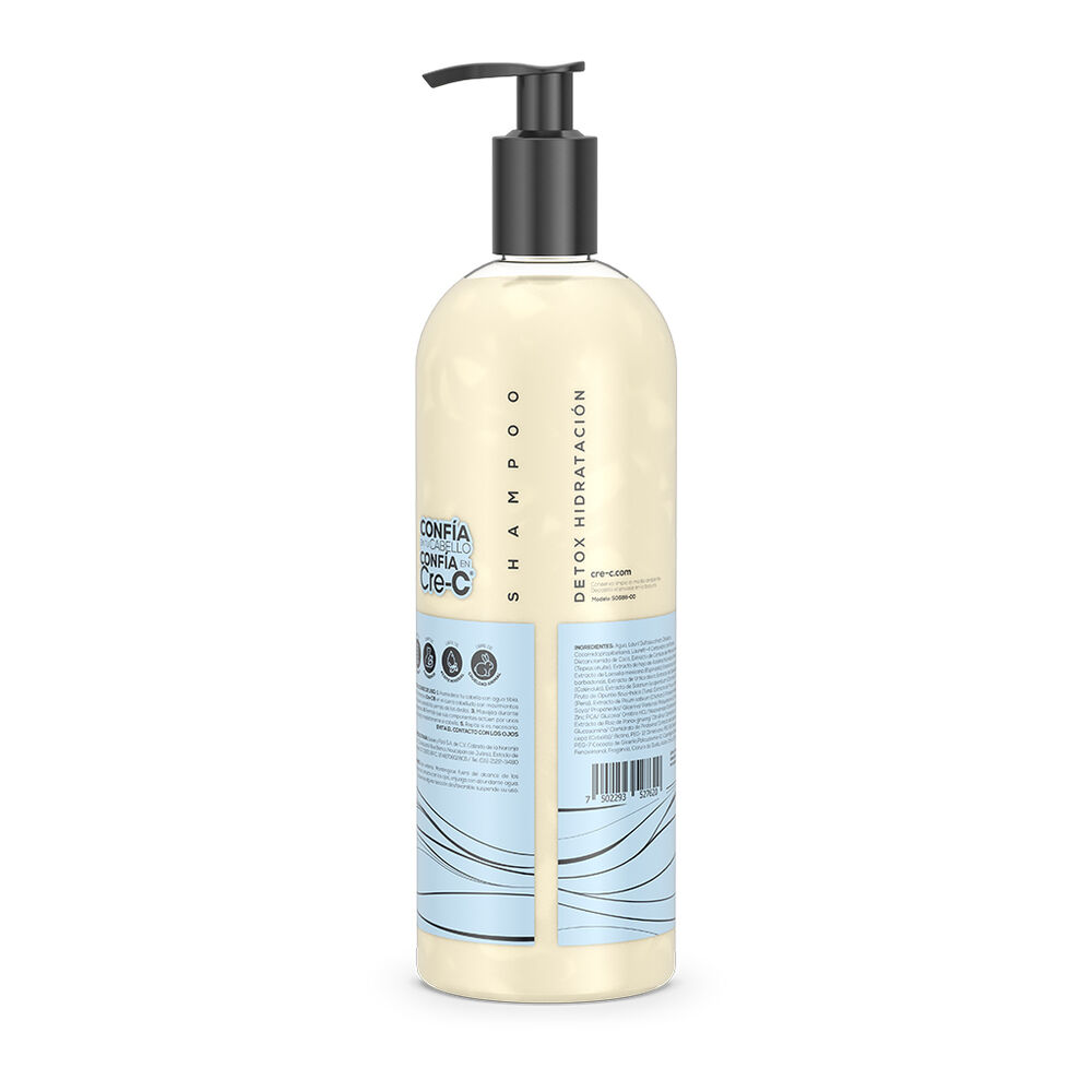 Shampoo Cre-C Detox Hidrataci&oacute;n 1 L image number 2