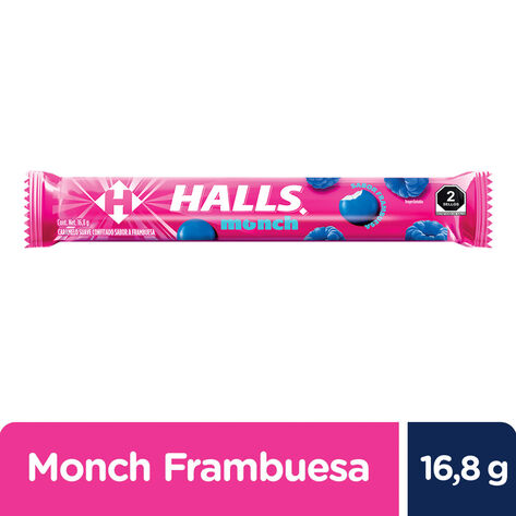 Caramelo Halls Monch Frambuesa 16.8 g
