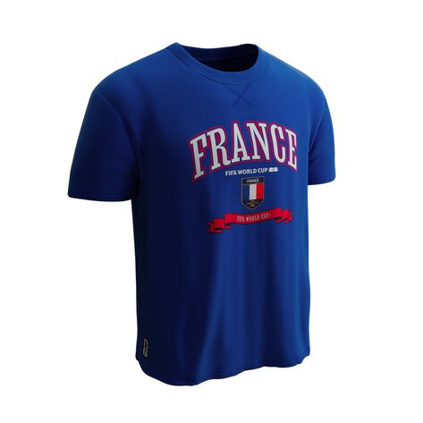 Playera Manga Corta Caballero Francia Azul talla G Fifa