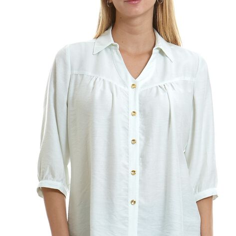 Blusa 3/4 Dama Azul T. CH Ann Miller