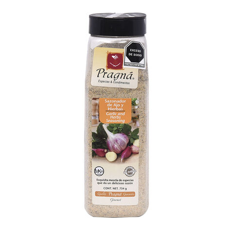 Sazonador Ajo y Hierbas Pragn&aacute;  734 g