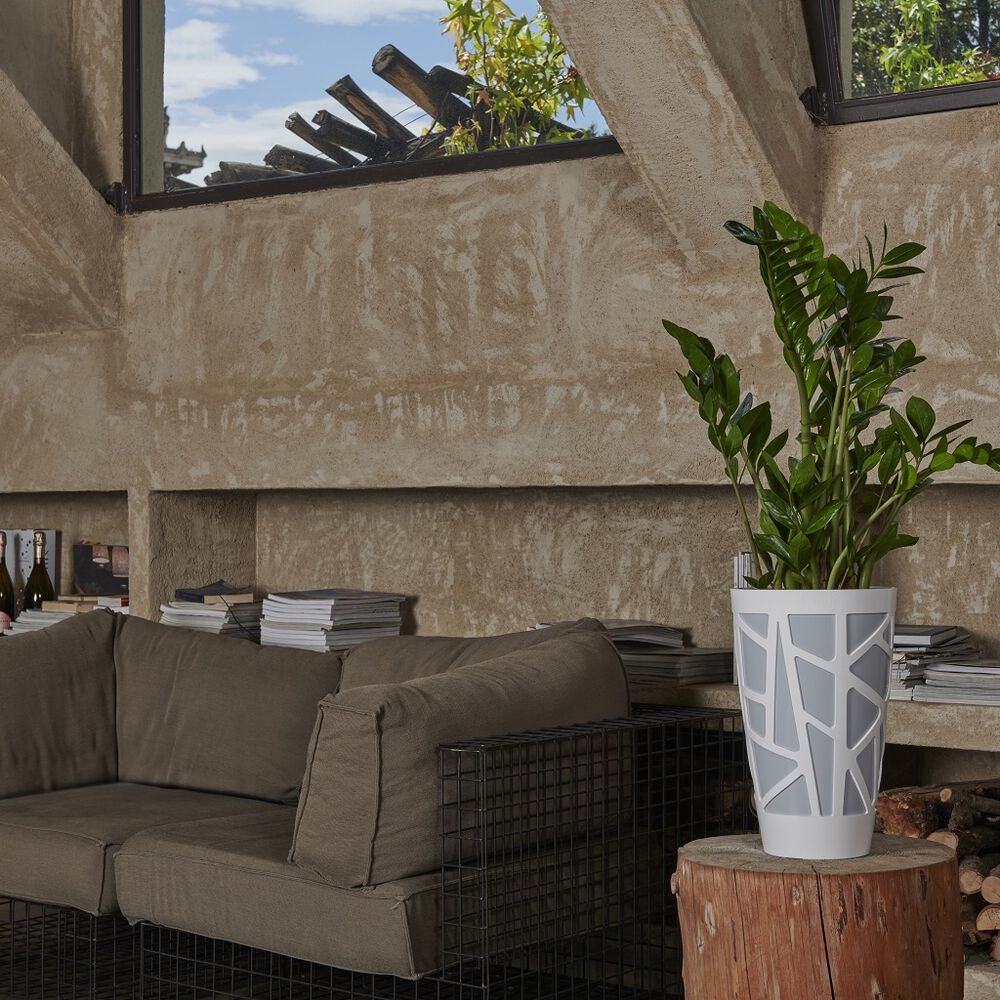Maceta Mosaico Curva 40 Ash IDEL image number 1