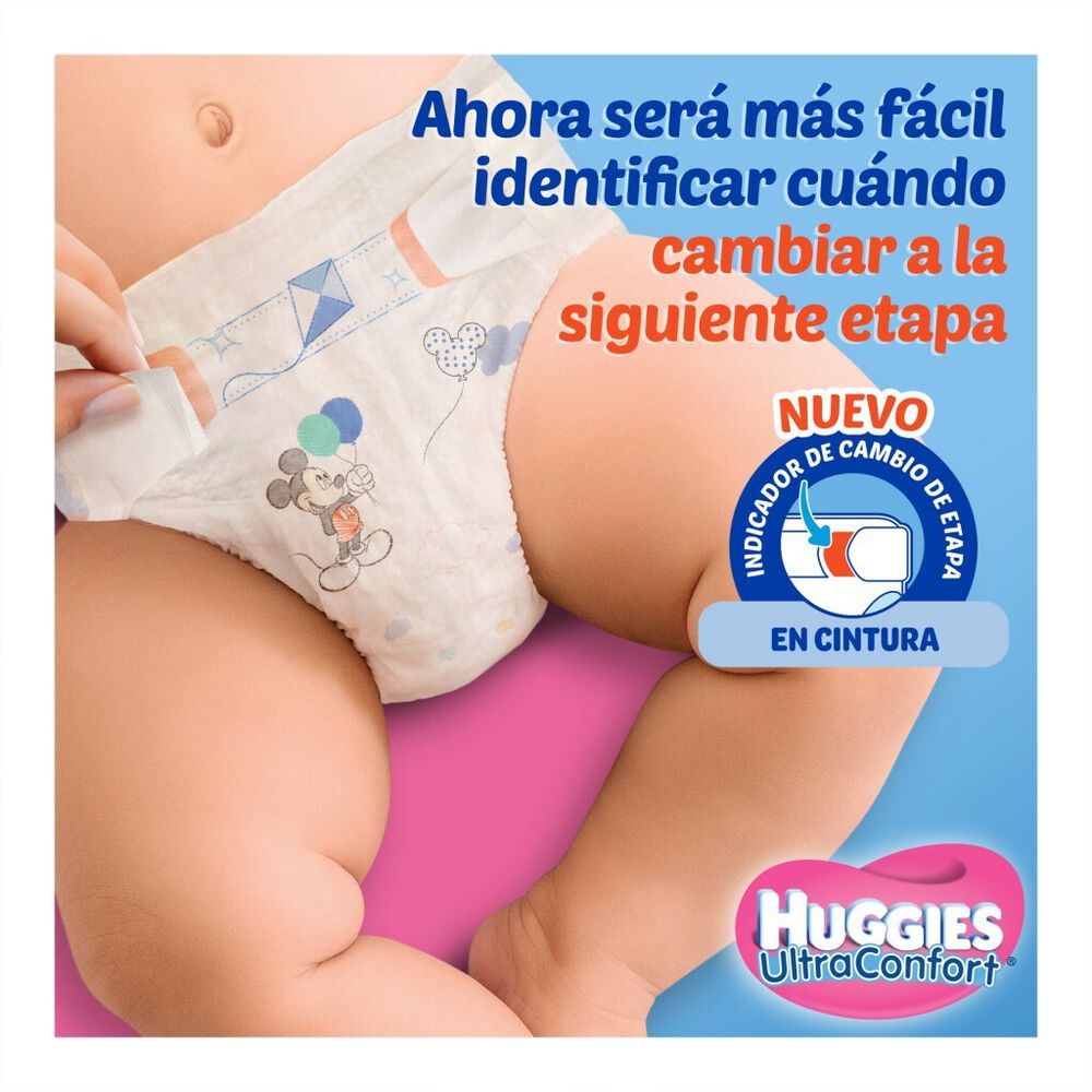 Pa&ntilde;al Etapa 6 Ni&ntilde;a Huggies UltraConfort 3/30 pzas image number 3