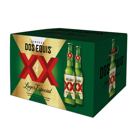 Cerveza Clara Dos Equis Lager Especial 24 Pack Botellas 355 ml