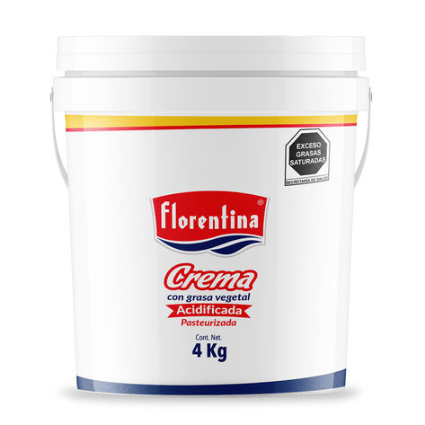 Crema Acidificada Florentina Cubeta 4 Kg
