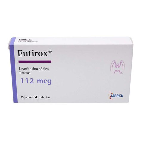Eutirox 112mcg Tab 50