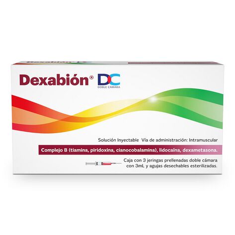 Dexabion 100/100mg Sol Iny con 3 Pzas