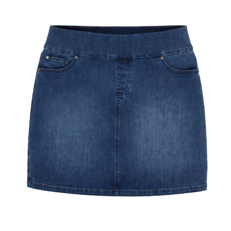 Falda Mezclilla Stretch American College T. G Azul