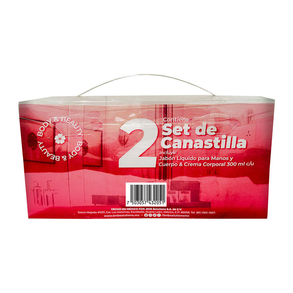 Set Canastilla Crema + Jab&oacute;n Corporal Body & Beauty image number 1