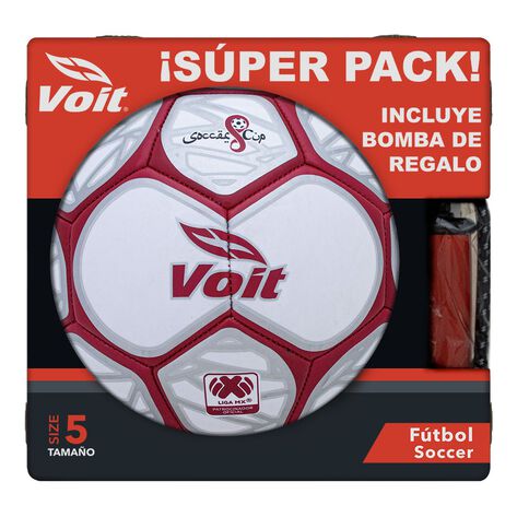 Bal&oacute;n Soccer No. 5 + Bomba Voit