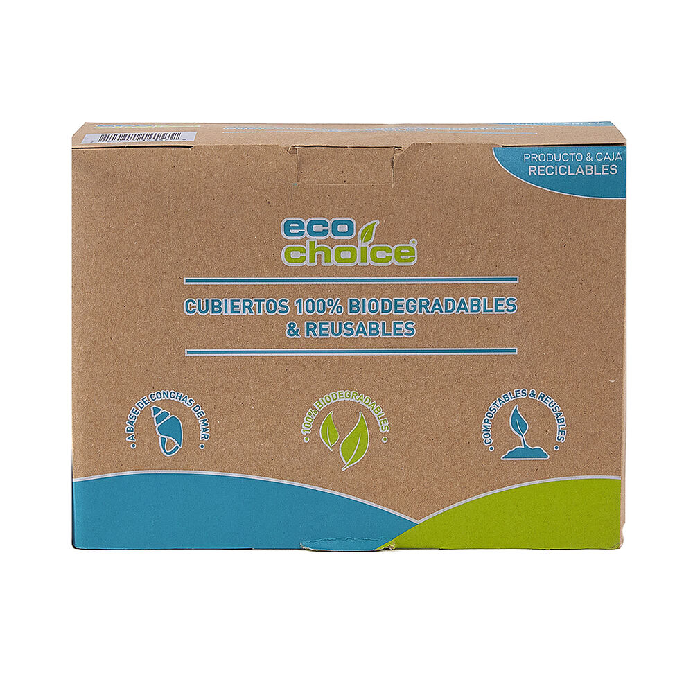 Tenedor Biodegradable Gde Carcal 300 pzas image number 2