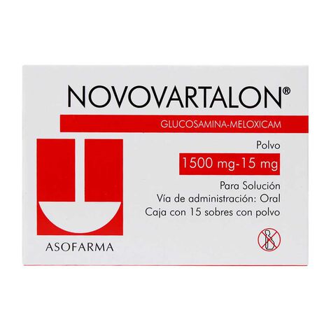 Novovartalon 1500/15mg Pvo con 15 Sob