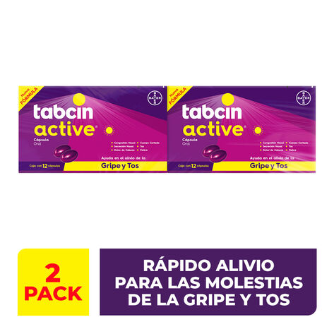 Tabcin Active capsulas 2 Pack