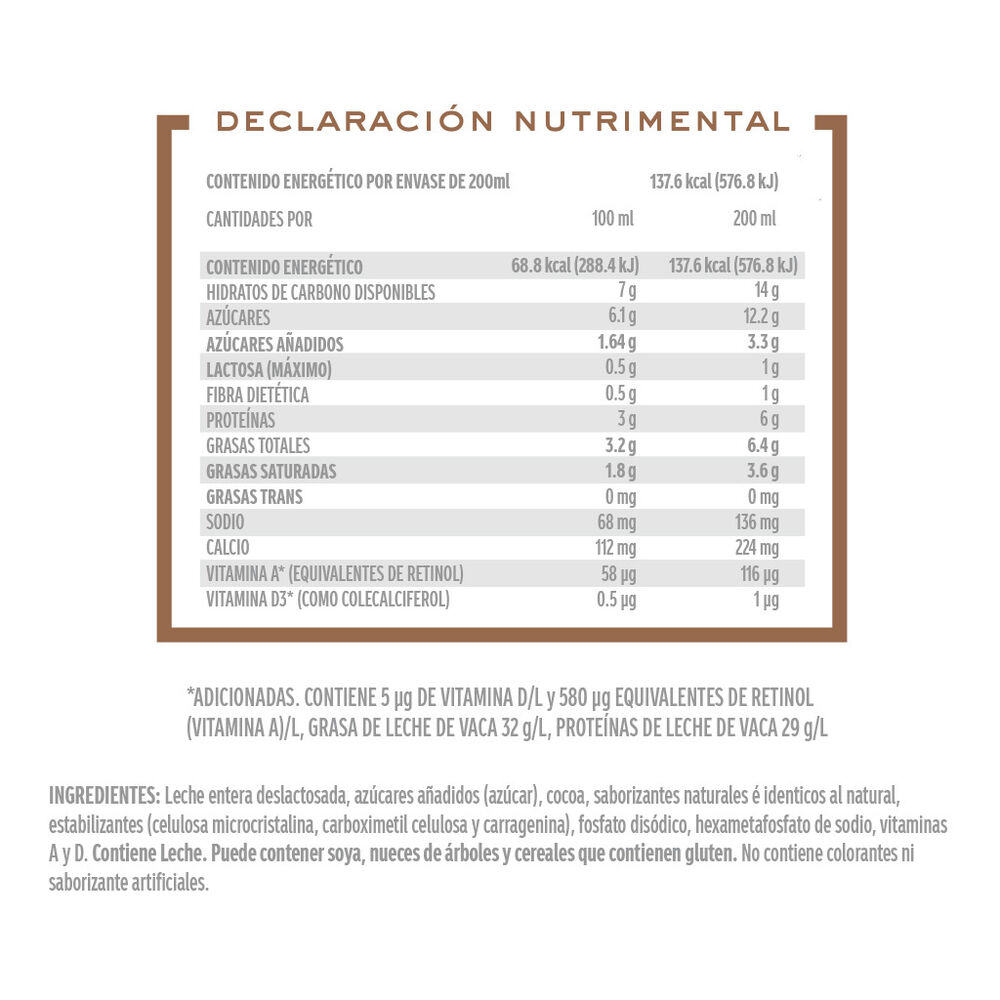 LECHE ULTRA SANTA CLARA CHOCO HELA 200ML image number 1