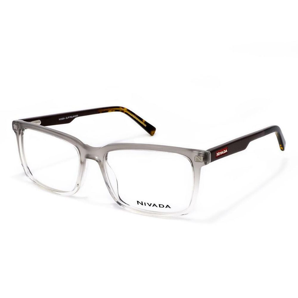 Lente oftalmico con clip para caballero Nivada VNV.X102B.CGRY.56 image number 1