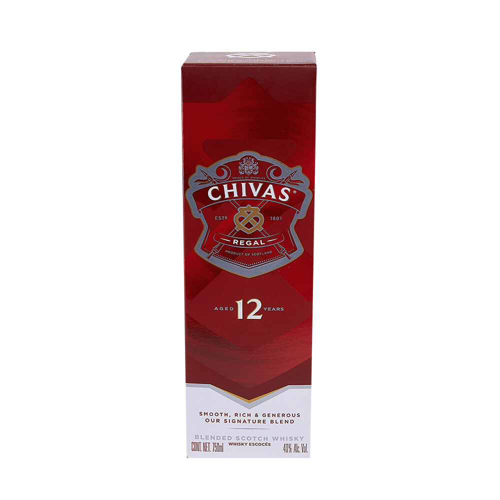 Whisky Chivas Regal 12 Años 750 ml image number 1